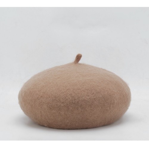 Damen Perücke Kappe Outdoor Barett Künstler Hüte Beanie Gatsby mit gefälschten gewellten Haaren schwarz - Bild 3 von 11