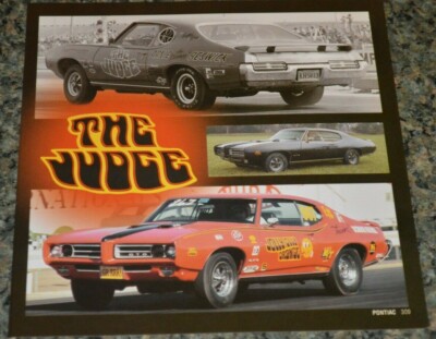 1969 PONTIAC GTO JUDGE PICTURE FEATURE PRINT 69 RAM AIR III 400 NHRA 10