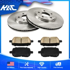 Front Brake Pads And Rotors For 2006-2009 Pontiac G6 3.9L 2007-2009 Saturn Aura