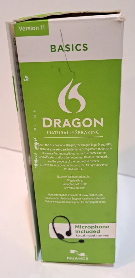 Dragon NaturallySpeaking Speech Recognition Software Basics Version 11 By Nuance - Image 2 of 4