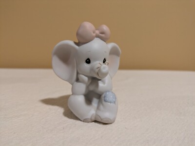 1991 Precious Moments ''How Can I Ever Forget You'' Birthday Series Elephant