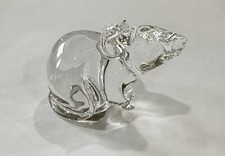 Vtg Mark Sasaki Crystal Mouse Mice by Denji Takeuchi Japan Figurine/Paperweight