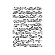  # 10  Darice Embossing Folder Essentials  CLOUD WAVES 30041340