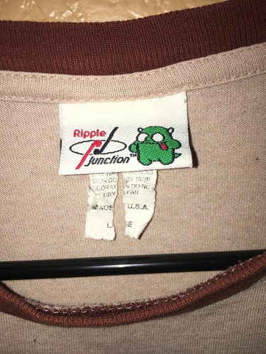 Vintage 1990's Dumb And Dumber Movie Large Ringer T-Shirt Iron On USA Cripes - Picture 4 of 8