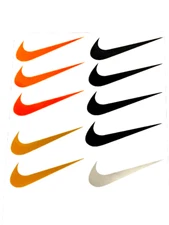 1.5 INCH x 4 INCH Nike Swoosh replica Iron-On Transfers: Set ✨