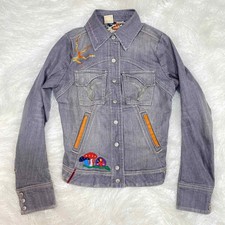People 4 Peace La Brea Womens Jean Jacket Size Xs "nwot"