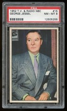 1952 T.V. & Radio Stars of NBC #15 George Jessel PSA 8 NM-MT #12505255