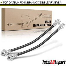 2x Manguera hidráulica de freno para Nissan March 12-20 Versa 12-21 Datsun delantera o trasera