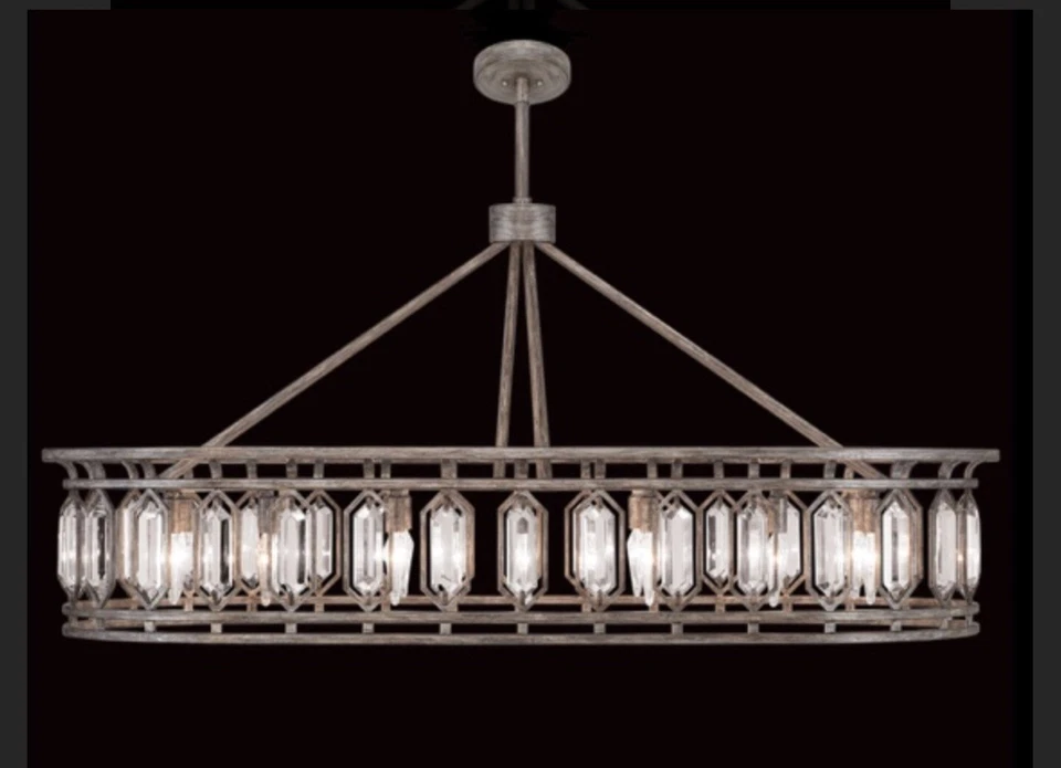 Lámpara de techo colgante Westminster 8 luces 31 pulgadas oro por bellas artes Foto 3 de 4