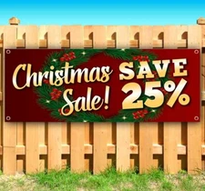 CHRISTMAS SALE SAVE 25% Advertising Vinyl Banner Flag Sign Many Sizes USA
