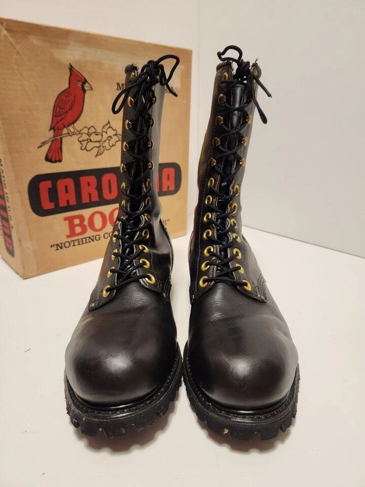 Bota de trabajo para motociclista Carolina 109 Logger punta de acero para hombre NUEVA EN CAJA Foto 2 de 4