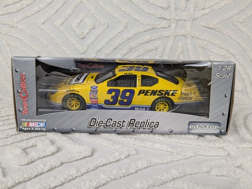 Team Caliber Pit Stop NASCAR #39 Kurt Busch Penske 1:24 Scale Ford Die cast NIB - Picture 2 of 12