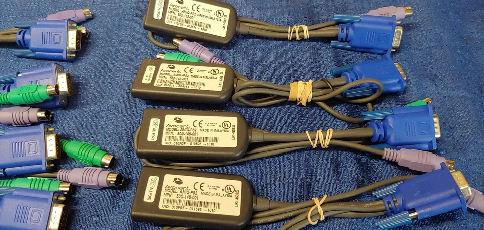 Lot of 8 Avocent AMIQ-PS2 500-149-001 Server Interface Modules - Image 3 of 4