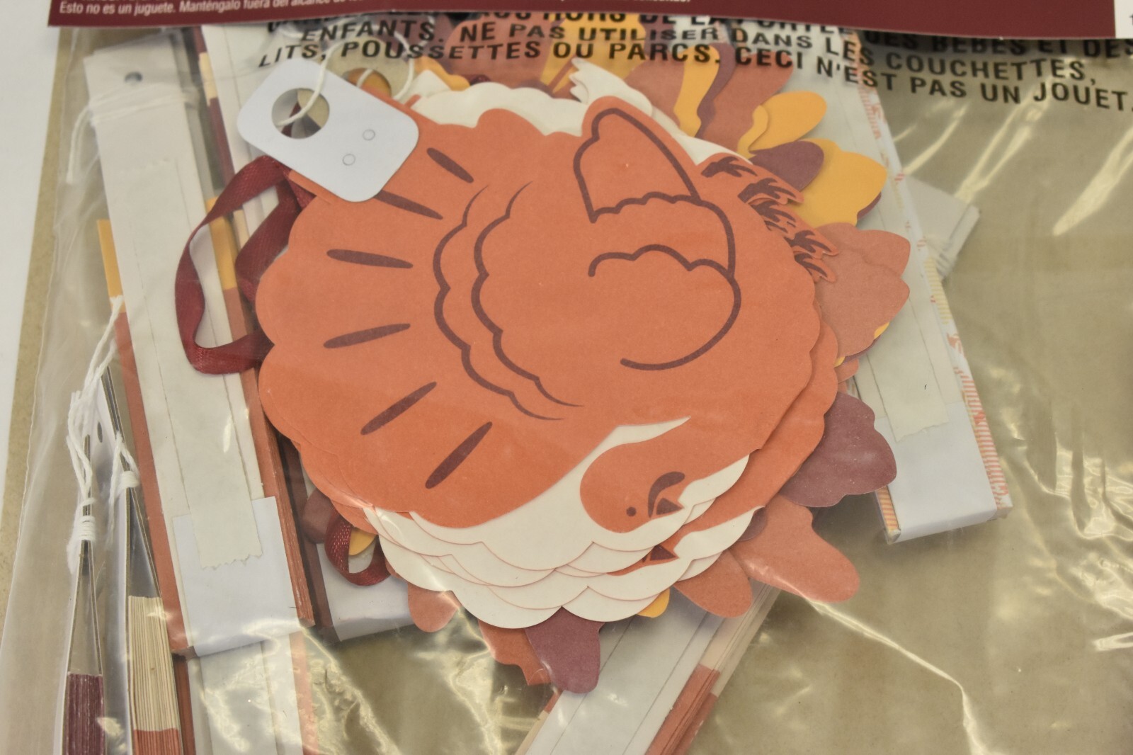 Amscan Wall Decoration Thanksgiving Fan Kit Assorted Colors 290200 Holiday