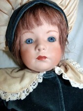 Vintage Artist Vernon Seeley 19" Bisque Head BOY DOLL Ball Jointed Body