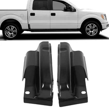 Rear LT & RT 4 Door Crew Cab Steel Cab Corner Covers For 2009-2014 Ford F-150