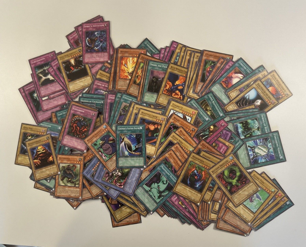 YuGiOh 240+ Random Common Cards Lot Unplayed Magic Chaos Original Owner
