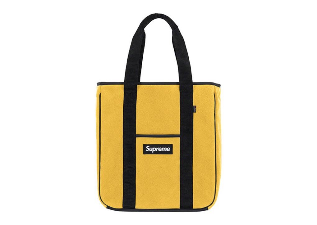 バッグ Supreme tote bag polatec Supreme Yellow Polartec Tote Bag FW19 New DS | eBay