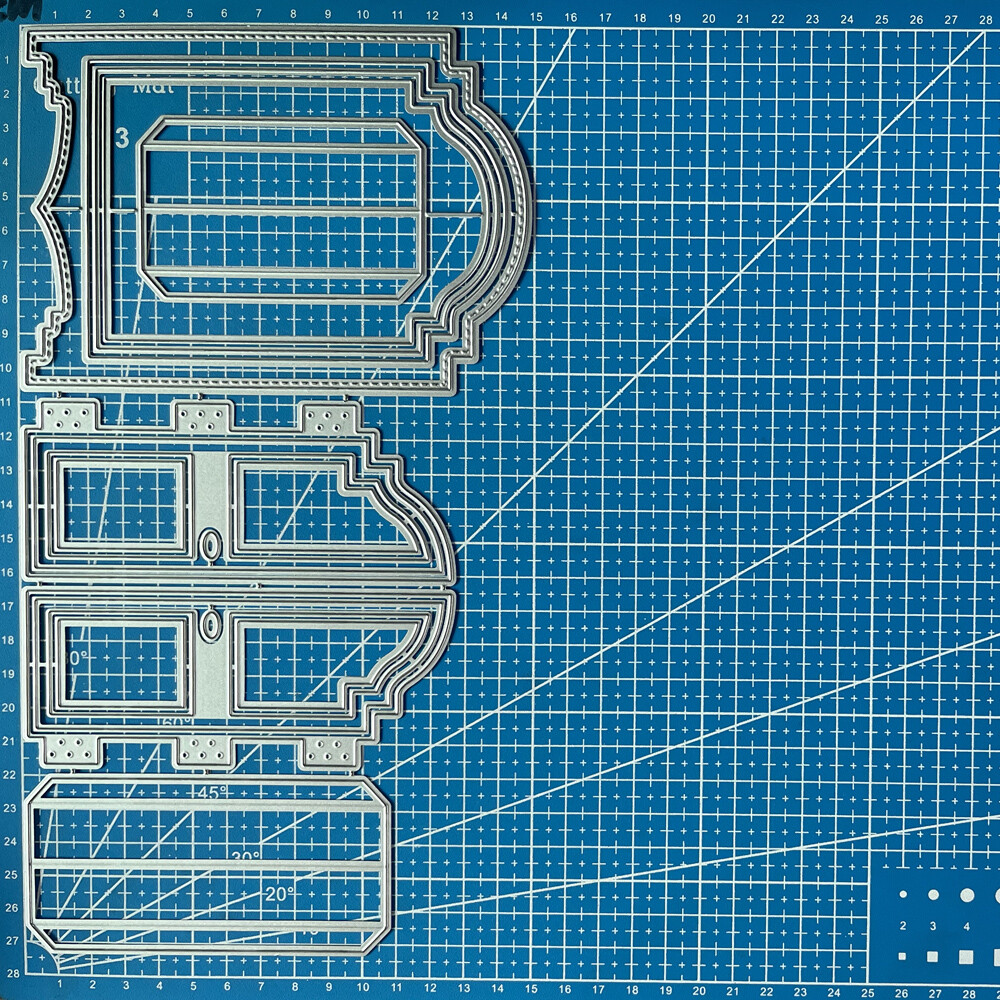 Metal Cutting Dies 3D Closet Card Shape DIY Scrapbooking Card Embossing Stencils