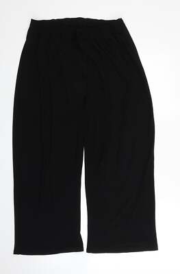 Damen Caprihose schwarz Polyestermischung Größe XL L23 in
