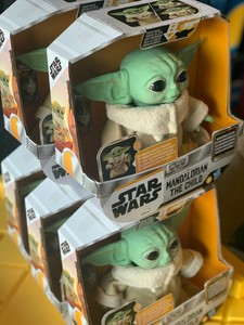 Star Wars Mandalorian The Child Baby Yoda Animatronic Moving Toy Disney Hasbro | eBay