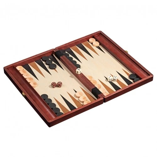 Backgammon - Kassette - Leandros - Holz - standard - Bild 2 von 4