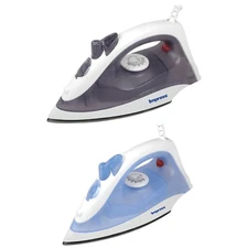 Impress Compact Non-Stick Steam & Dry Iron w Adjustable Levels, Fabric Control