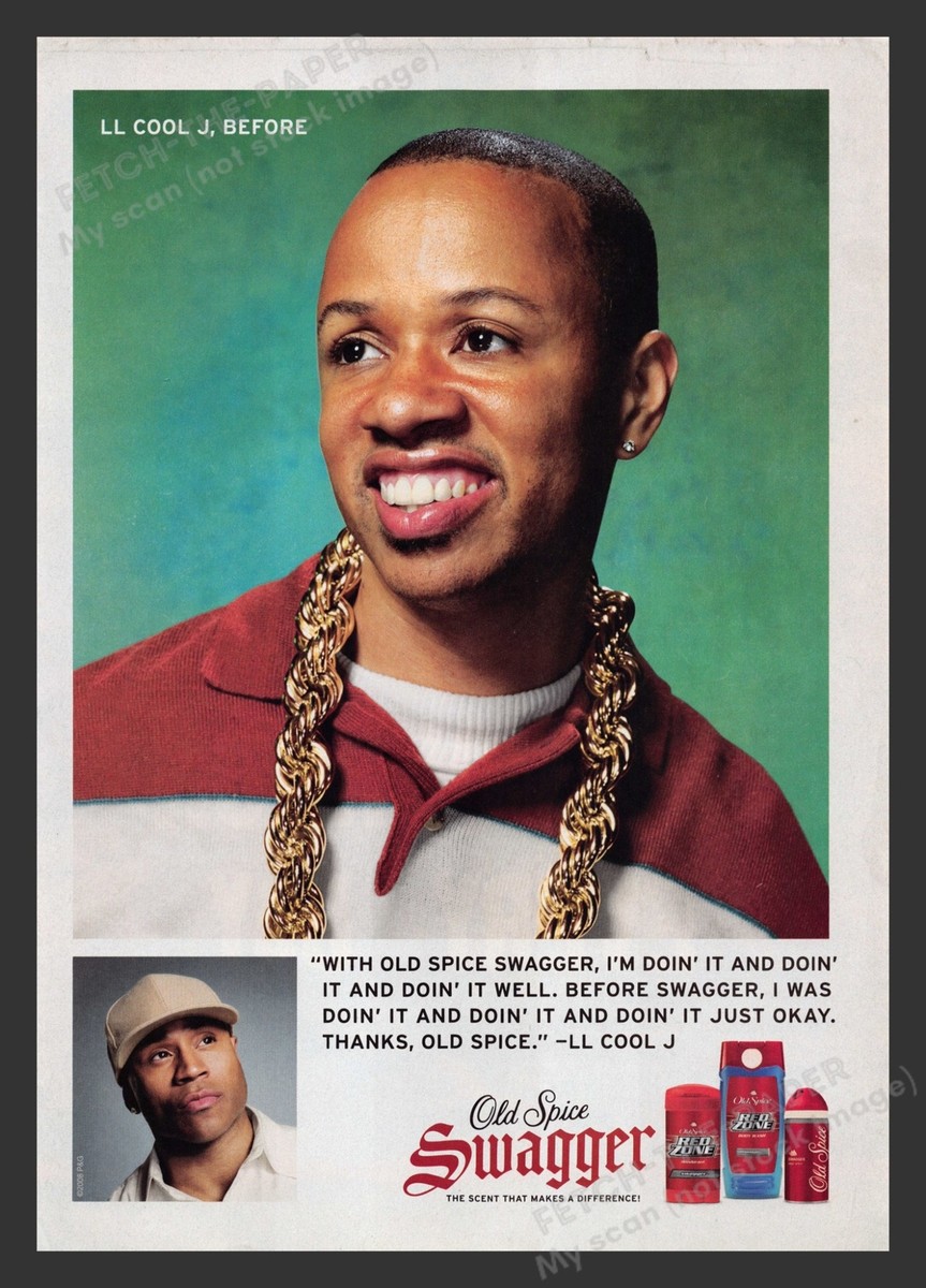 Old Spice Swagger with LL Cool J Musician 2000s Print