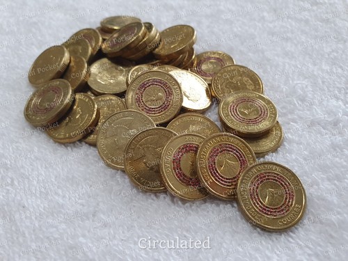 Equipo Olímpico Australiano Tokio 2020 Juego de 6 monedas de dos dólares de 2 dólares de colores - CIRC - Imagen 8 de 13