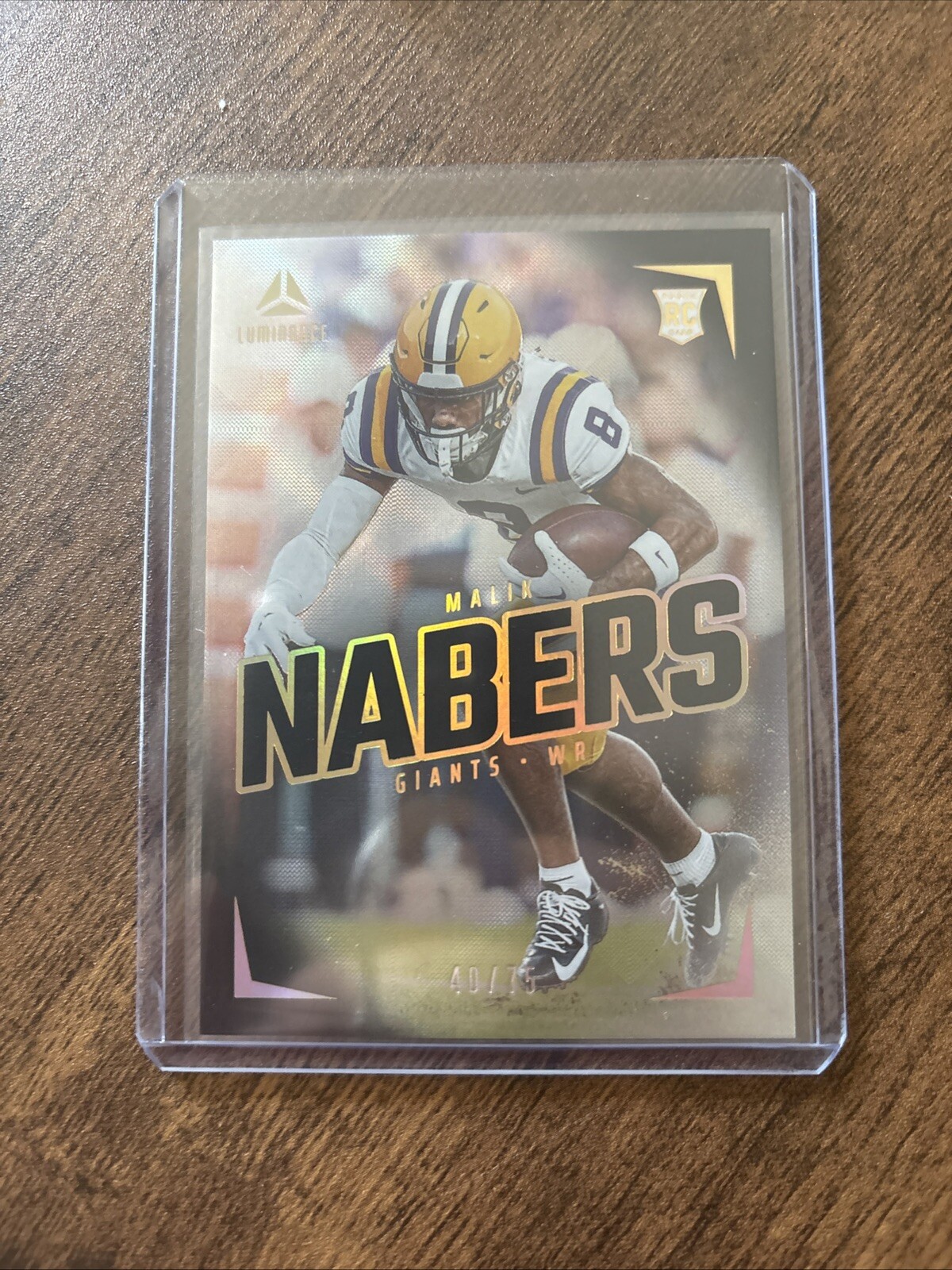 2024 Panini Luminance - Rookies Black #109 Malik Nabers /75 (RC)
