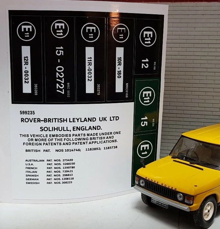 Range rover classic bonnet decal deals