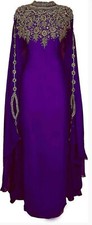 Sale New Moroccan Dubai Kaftans Abaya Farasha Dress Very Fancy Long Gown 413