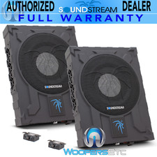 2 SOUNDSTREAM USB-10P 10" 1000W SOTTO SEDILE SUBWOOFER AMPLIFICATORE ALTOPARLANTE BASSO NUOVO