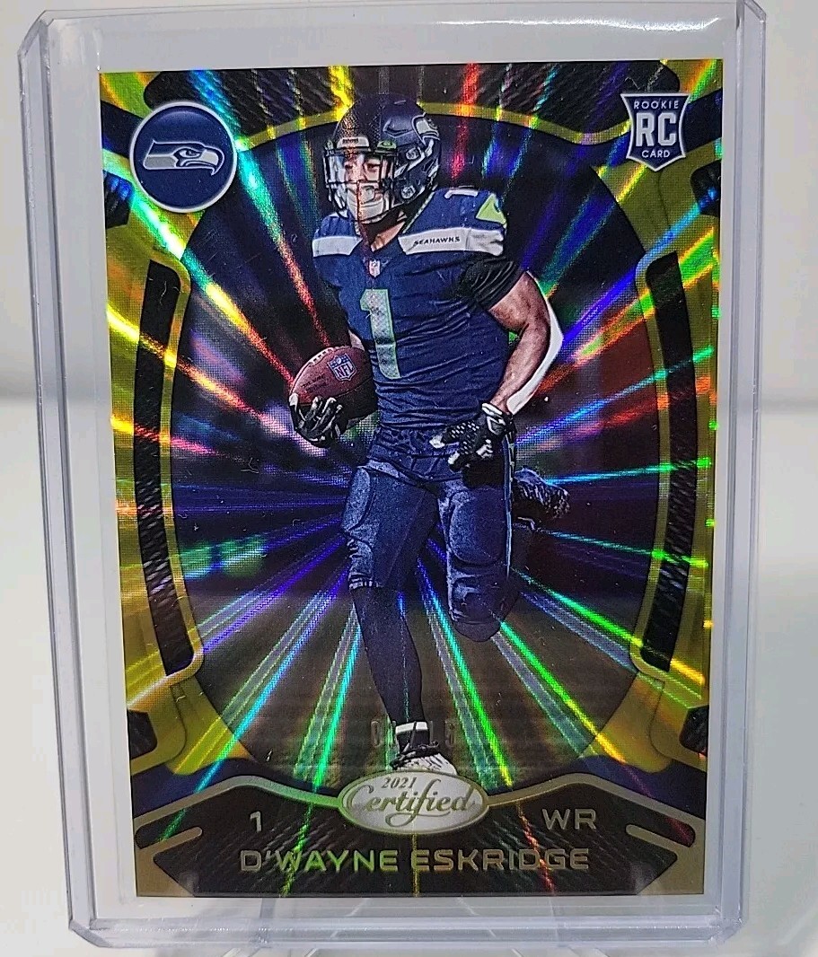 D'Wayne Eskridge Panini Certified #119 Mirror Gold Fotl
