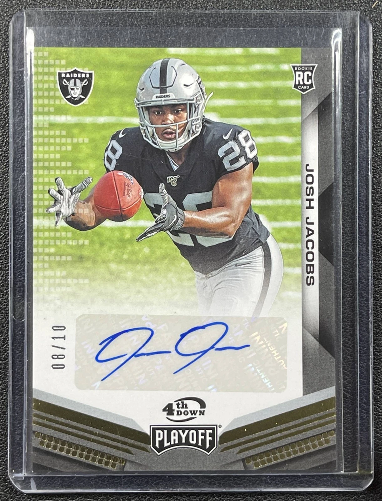 Josh Jacobs Panini Playoff #206 4th Down
