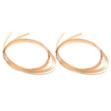 2 Bundles Bamboo Strips Decorative Materials Basket Weaving Tools Father Coil