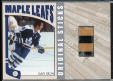 2004-05 In The Game NHL Original Sticks Silver Dave Keon /70 #UOS-02 GH01
