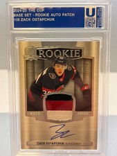 24-25 Zack Ostapchuk 3 Color Rookie 108 Patch Auto /249 Ottawa Senators The Cup