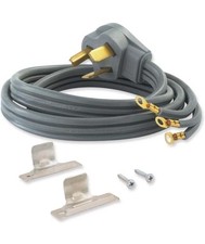 Everbilt 6 ft. 3-Prong 30 Amp Dryer Cord 98247, 3 Wire