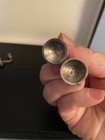 WILLIAM B. MEYERS Antique STERLING Silver Dollhouse Miniature CANDLESTICKS set — photo 4