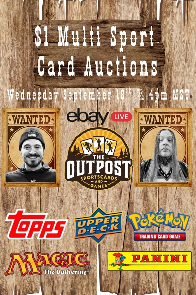 $1 Multi Sport Card Auctions!