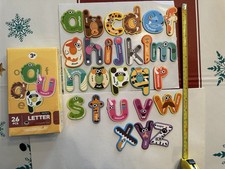 26 Pc Lower Case Magnetic Letters Animal Shapes New Lot Of 2 Pks