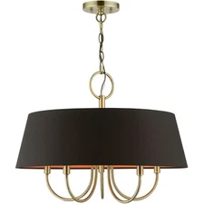 Livex Lighting 51355-01 Palma Chandelier Antique Brass
