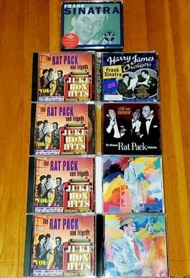 10 CD Lot Frank Sinatra VG Duets 1 &2 Columbia Years Ratpack Box Set Harry James