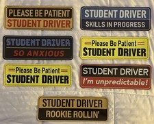 Magnetic Student Driver Warning Bumper Magnets Car Magnet