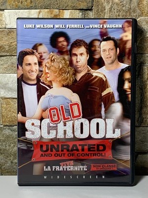 Old School Unrated DVD Widescreen Luke Wilson Will Ferrell Vince Vaughn Comedy