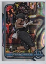 2021-22 Bowman U Chrome Prospects Lava Refractor 93/100 Mohamed Ibrahim #36 0hk3