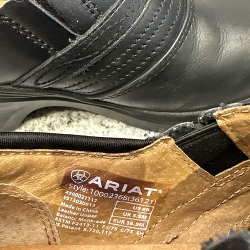 Ariat Women’s Shoes Steel Toe Clogs Safety Work Black Leather Size 8 B Composite - Picture 14 of 15