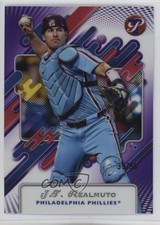 2025 Topps Pristine Purple Refractor 35/99 JT Realmuto #112 5y7