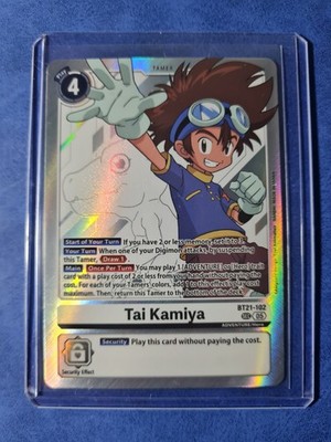 Digimon Tai Kamiya   BT21-102   SEC · World Convergence · EN · NM